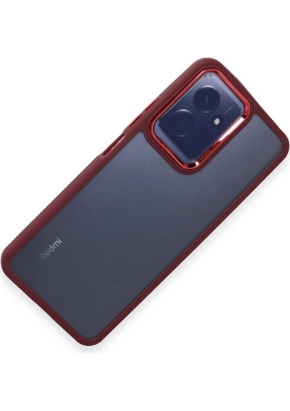 Xiaomi Redmi Note 12 4g Kılıf Dora Kapak - Kırmızı 300099