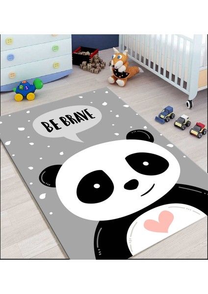 Cino 74 Yavru Panda Çocuk Odası Halı Bebek Oyun Halısı