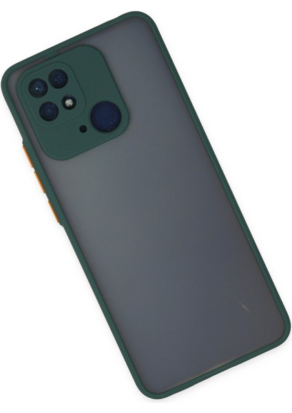 Xiaomi Poco C40 Kılıf Montreal Silikon Kapak - Yeşil 300099