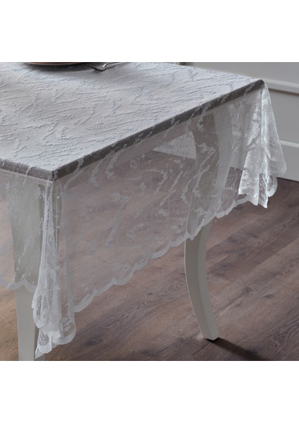 Croco Masa Örtüsü 145X240CM - Beyaz indirimleri