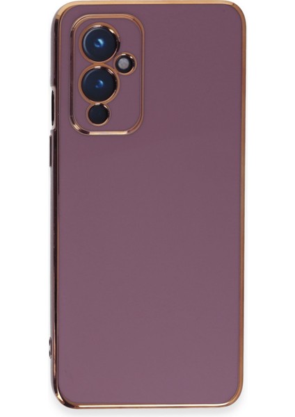 One Plus 9 Kılıf Volet Silikon - Mor 300099