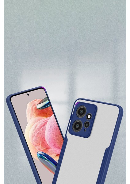 Xiaomi Redmi Note 12 4g Kılıf Platin Silikon - Kırmızı 300099