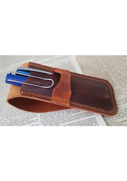 Crazy Hors Hakiki Deri El Emeği Kalemlik Kalem Kutu 27 cm 6 cm HHH0802D fiyatları