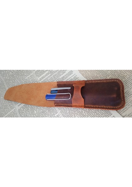 Crazy Hors Hakiki Deri El Emeği Kalemlik Kalem Kutu 27 cm 6 cm HHH0802D fırsatları