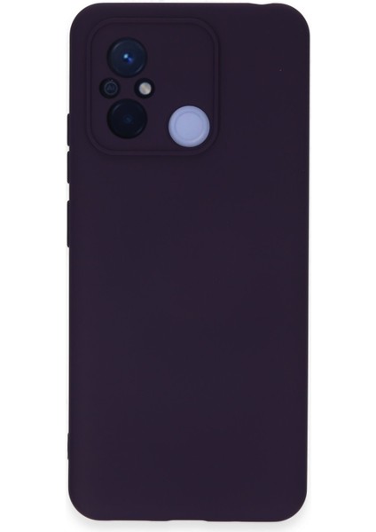 Xiaomi Redmi 12C Kılıf Nano Içi Kadife Silikon - Mor 300099