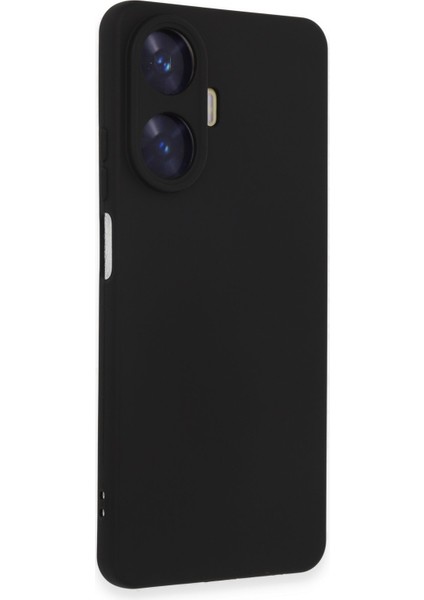 Realme C55 Kılıf Nano Içi Kadife Silikon - Siyah 300099