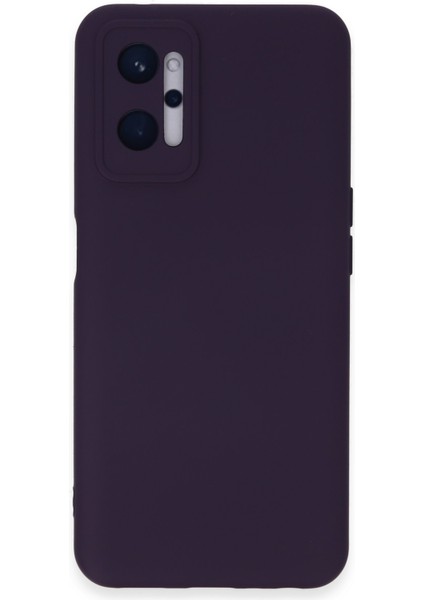 Realme 9i 4g Kılıf Nano Içi Kadife Silikon - Mor 300099
