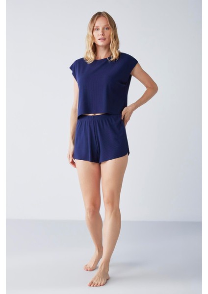 Şort Takım Lacivert 9458