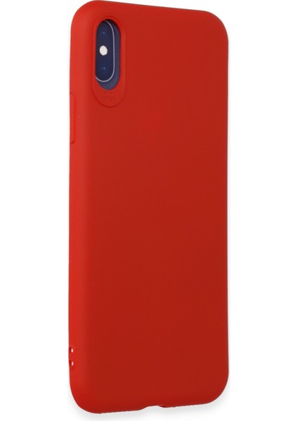 Iphone Xs Kılıf First Silikon - Kırmızı 300099