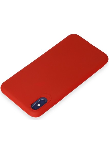 Iphone Xs Kılıf First Silikon - Kırmızı 300099
