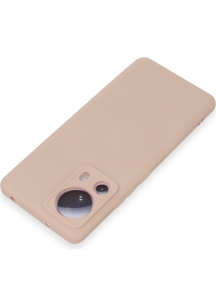 Xiaomi Mi 13 Lite Kılıf Nano Içi Kadife Silikon - Pudra 300099