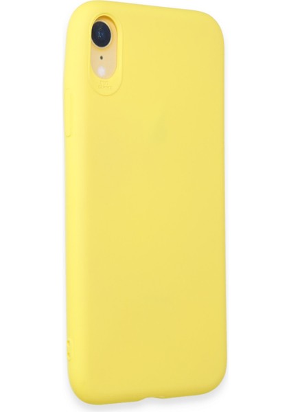 Iphone Xr Kılıf First Silikon - Sarı 300099