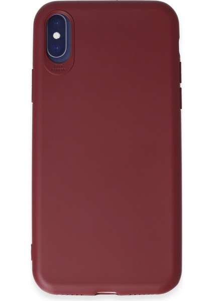 Iphone Xs Kılıf First Silikon - Kiremit 300099