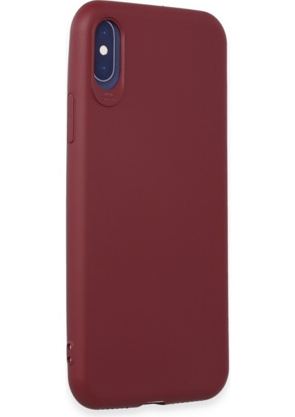 Iphone Xs Kılıf First Silikon - Kiremit 300099