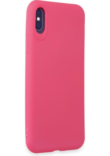 Iphone x Kılıf First Silikon - Pembe 300099