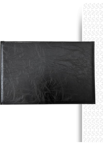 Kapaklı Çift Taraflı Deri Masa Sümen Siyah 32,5cm x 48CM fiyatları