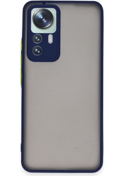 Xiaomi Mi 12T Pro Kılıf Montreal Silikon Kapak - Lacivert 300099