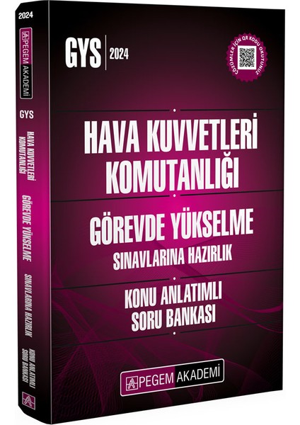 2024 Hava Kuvvetleri Komutanlığı Görevde Yükselme Sınavlarına Hazırlık
