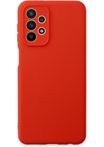 Samsung Galaxy A23 4g Kılıf First Silikon - Kırmızı 300099
