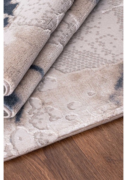 Bafra Mavi Halı Yumuşak Oturma Odası Salon Çocuk Odası Mutfak Halısı P1192 120 x 180 indirimleri