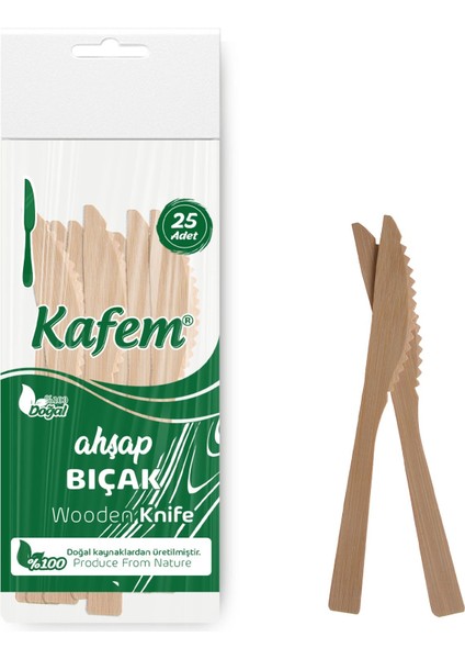 Ahşap Bıçak 25 Li x 100 Paket (Koli) fiyatları