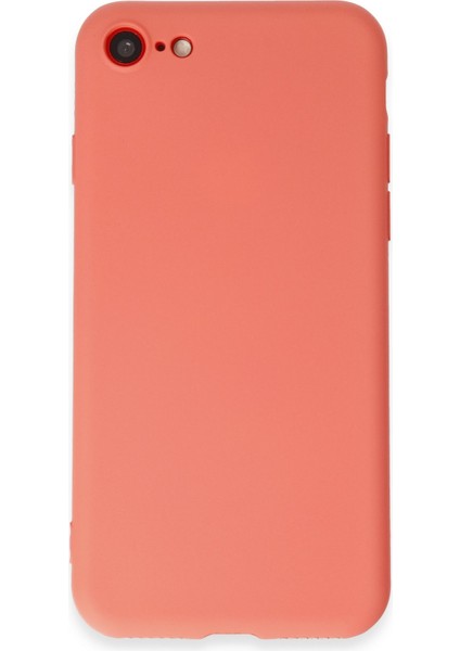 Iphone Se 2020 Kılıf First Silikon - Turuncu 300099
