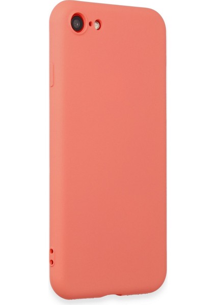 Iphone Se 2020 Kılıf First Silikon - Turuncu 300099