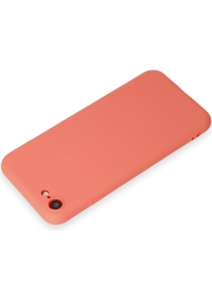 Iphone Se 2020 Kılıf First Silikon - Turuncu 300099
