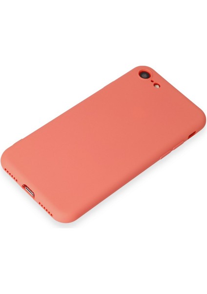 Iphone Se 2020 Kılıf First Silikon - Turuncu 300099