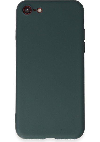 Iphone 8 Kılıf First Silikon - Koyu Yeşil 300099