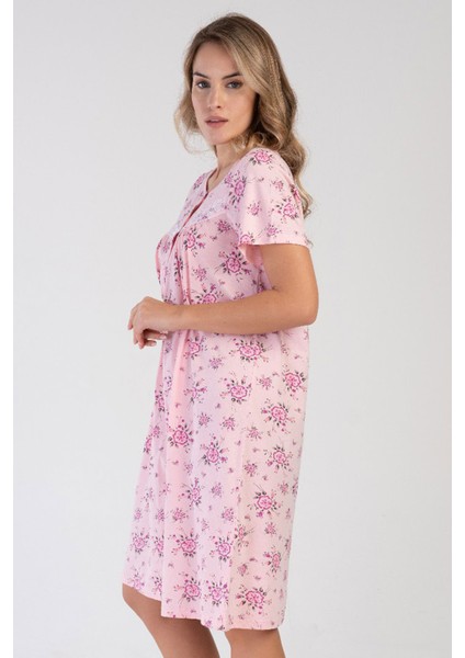 Pamuklu Kadın Kısa Kol Kısa Boy Gecelik , 161679 fırsatları