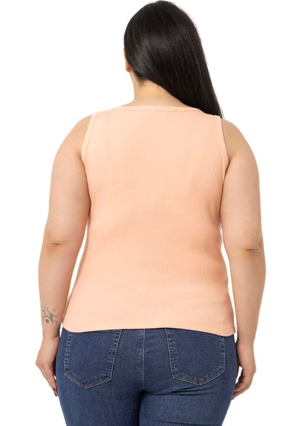 Büyük Beden Askılı Fitilli Kaşkorse Somon Body modelleri