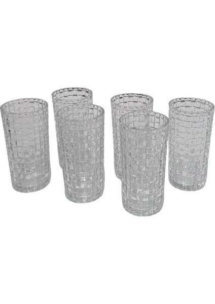 Glass Home Sofia Tumbler 6'lı Cam Su Bardak 350 cc