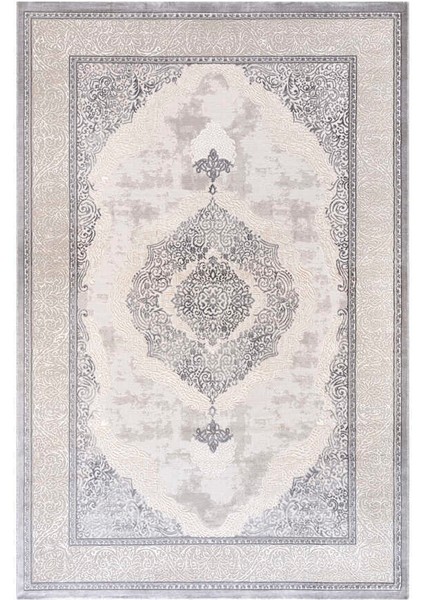 Lynosse Gri Halı Yumuşak Oturma Odası Salon Çocuk Odası Mutfak Halısı P1200 200 x 290