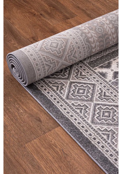 Elmina Açık Gri Halı Yumuşak Oturma Odası Salon Çocuk Odası Mutfak Halısı QP038 240 x 330 indirimleri