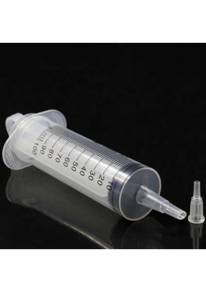 Beyaz Stil 100ML ml Pet Besleyici Yeniden Kullanılabilir Sıvı Artı Su Plastik Iğne Tüpü Küçük Köpekler Için Büyük Kapasiteli Enjeksiyon Şırıngası Pet Dropship (Yurt Dışından)