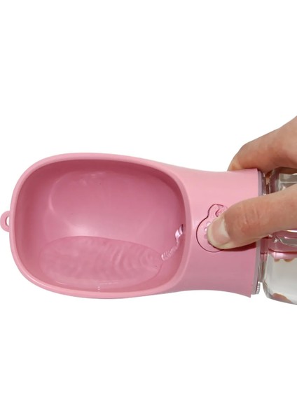 Pembe Tarzı Taşınabilir Pet Köpek Küçük Büyük Köpekler Için Su Şişesi Seyahat Yavru Kedi Içme Kabı Açık Pet Su Sebili Besleyici Pet Ürün (Yurt Dışından) fırsatları