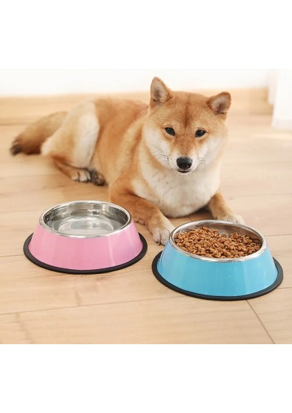 Pembe Tarzı L Beden S-3xl Köpek Kaseleri Paslanmaz Çelik Seyahat Ayak Izi Besleme Besleyici Su Kasesi Büyük Köpekler Için Besleme Çanak Fit Tüm Pet Yavru Kedi Kase (Yurt Dışından) modelleri