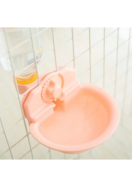 Beyaz Stil Pet Kafes Asılı Tip Otomatik Içme Kabı Içme Besleme Suyu Doldurma Şişesi ile Kedi Besleyici Yavru Kedi Yavaş Yemek (Yurt Dışından) indirimleri