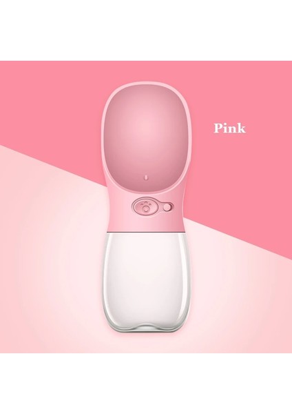 Pembe Tarzı 550 ml Tüm Köpek ve Kedi Seyahat Için Taşınabilir Pet Köpek Su Şişesi Içme Kaseler Açık Pet Su Sebili Besleyici Şişe Pet Ürün (Yurt Dışından)
