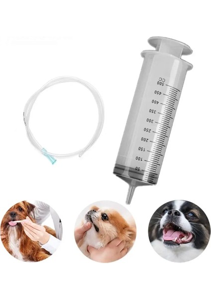 100ML Tarzı Besleyici Su Emici 500ML Büyük Kapasiteli Şırınga Plastik Hap Tablet Yeniden Kullanılabilir Pompa Veteriner Köpek Kedi Pet Besleme Araçları (Yurt Dışından) modelleri