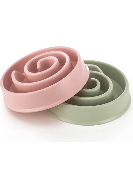 No.5 Tarzı Çok Renkli Toksik Olmayan Eğlenceli Yavaş Besleyici Köpek Kase Gıda Kaymaz Pet Yemek Büyük Orta Küçük Köpek Için Yavaş Besleme Kase Labirent Etkileşimli (Yurt Dışından) indirimleri