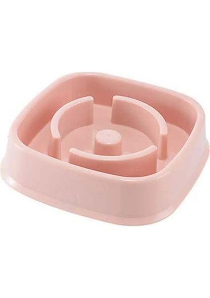 Yavaş Besleyici Plastik Boğulma Önleyici Köpek Yavrusu Kedi Yeme Çanak Kase Yutmayı Önleyici Yemek Tabağı Kedi Evcil Hayvan Besleyici Köpek Kase (Yurt Dışından)