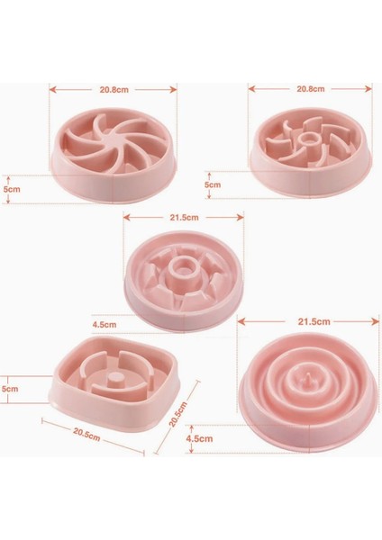 Yavaş Besleyici Plastik Boğulma Önleyici Köpek Yavrusu Kedi Yeme Çanak Kase Yutmayı Önleyici Yemek Tabağı Kedi Evcil Hayvan Besleyici Köpek Kase (Yurt Dışından) fırsatları