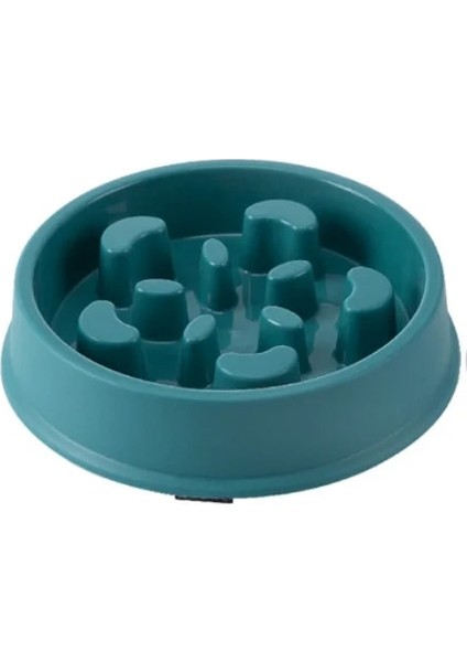 Yeşil 04 Tarzı Resim Gösterdiği Gibi Pet Köpek Kase Yavaş Besleyici Plastik Yavru Kedi Yeme Çanak Kase Anti-Yutkunma Gıda Tabağı Besleme Köpek Kedi Maması Kase Malzemeleri (Yurt Dışından)