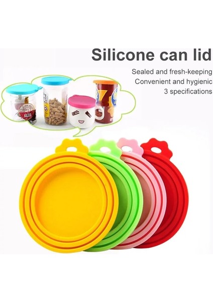 Yeşil Stil Silikon Konserve Kapak Mühürlü Besleyiciler Gıda Can Kapak Yavru Köpek Kedi Depolama Üst Kapak Yeniden Kullanılabilir Kapak Kapak Sağlık Pet Günlük Malzemeler (Yurt Dışından) modelleri