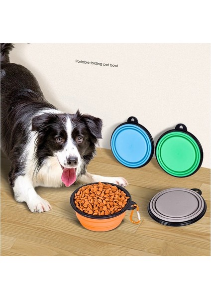 A6 Stili Seyahat Için Katlanabilir Köpek Kaseleri Köpekler Için Taşınabilir Su Kasesi Seyahat Için Yemek Kamp Yürüyüş Köpek Maması Konteyneri (Yurt Dışından) fiyatları