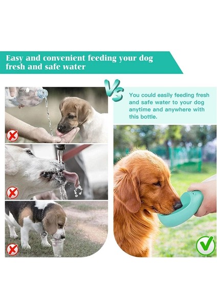 Beyaz Stil 350 ml Küçük Büyük Köpekler Için Taşınabilir Pet Köpek Su Şişesi Kedi Su Çeşmesi Açık Seyahat Yavrusu Köpek Su Kase Besleyici Pet Malzemeleri (Yurt Dışından) indirimleri