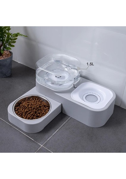 Gri-F Stili 2021 Yeni Pet Köpek Kaseleri Kedi Otomatik Besleyici Kase Süspansiyon Dingwater 500ML Şişe Pet Kafes Hayvanlar Malzemeleri Için Uygun (Yurt Dışından)