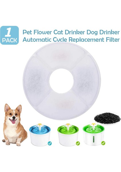 Bir Stil 4 Adet Yedek Filtre Pet Çiçek Kedi Tiryakisi Köpek Tiryakisi Otomatik Döngüsü Yedek Filtre Pc Su Çeşmesi Pet Malzemeleri #p (Yurt Dışından)